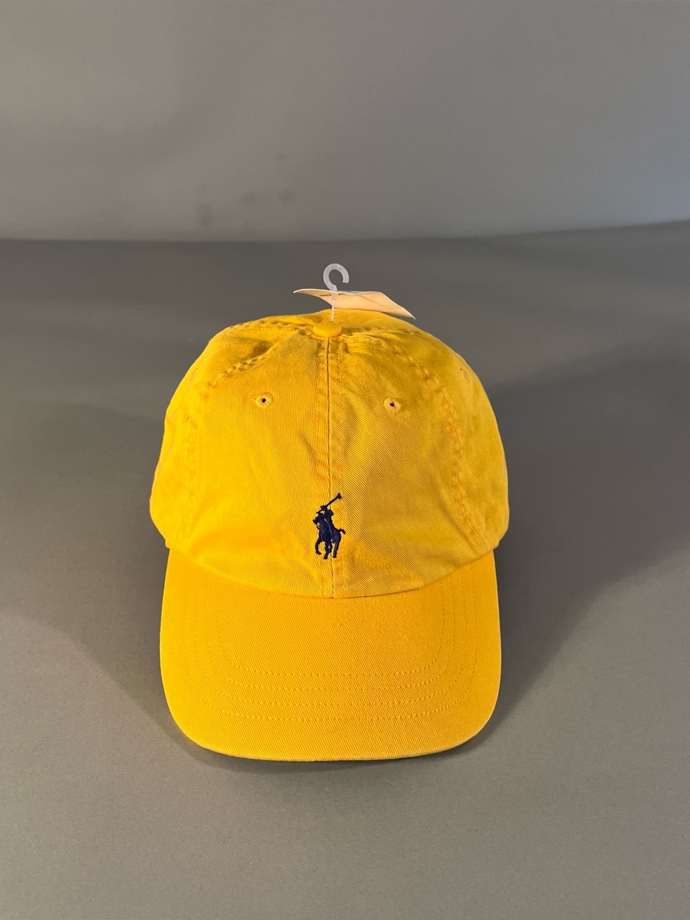 Polo Ralph Lauren Yellow Twill Solid Baseball Cap Adjustable One Size Men’s